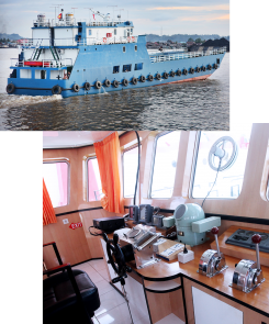 Sunspire Marine vessel and bridge interior
